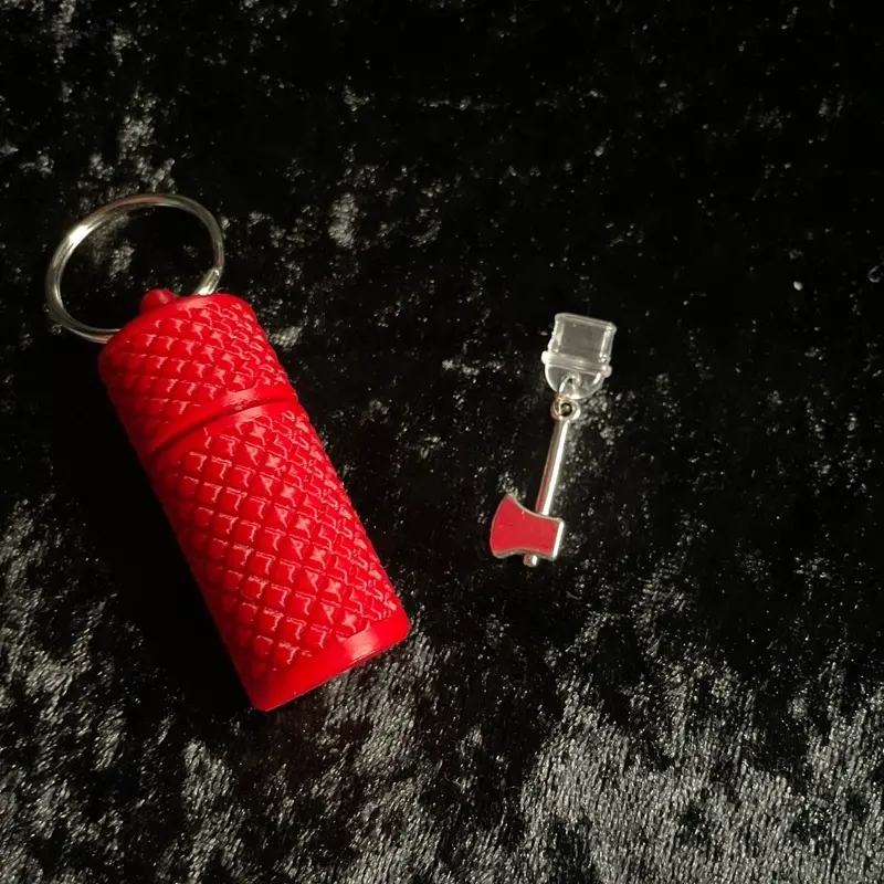 Phone dust plug (Type C) with axe charm and case