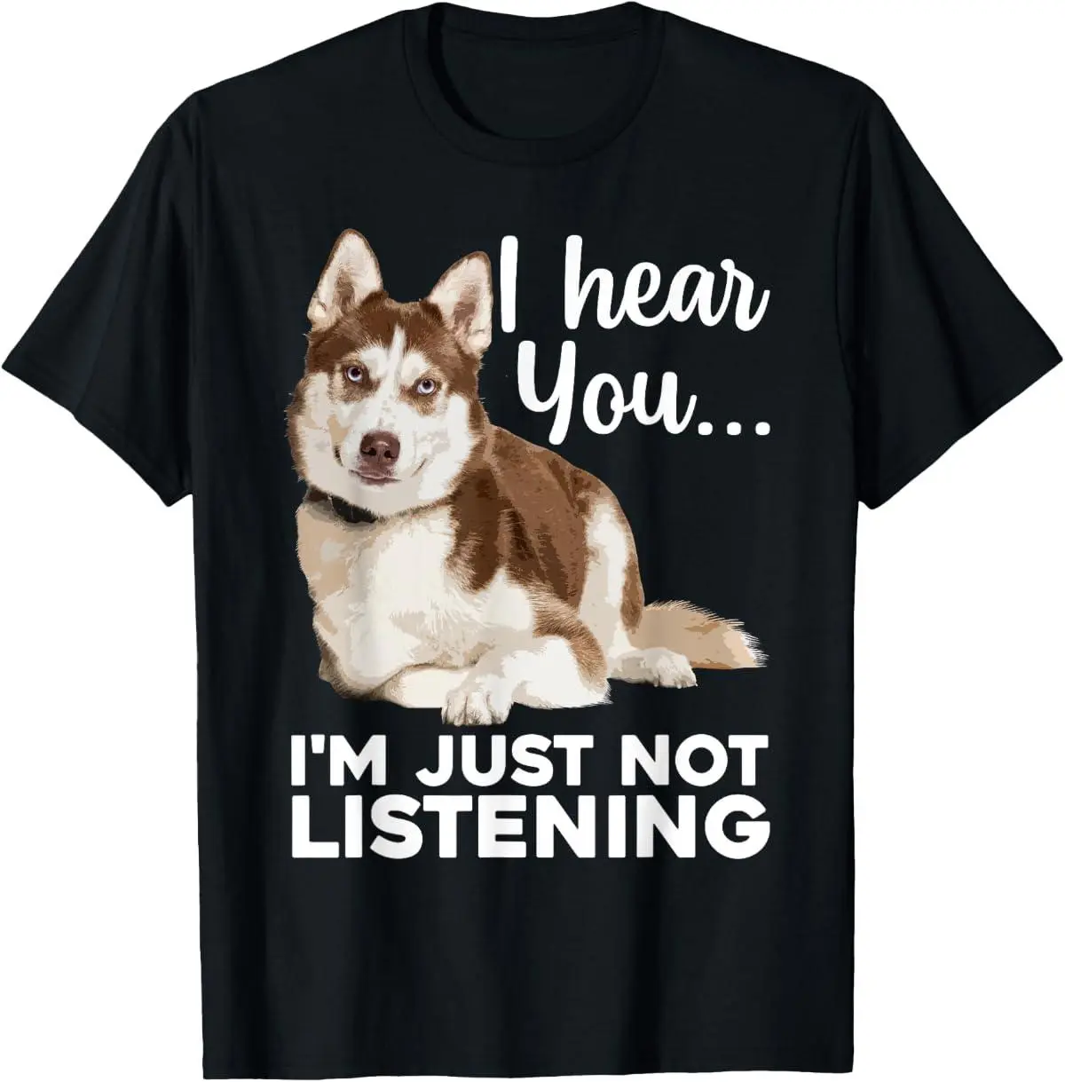 Funny Husky Dog Art for Men Women Siberian Husky Lover T-Shirt good graphic tees