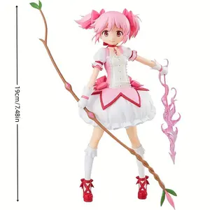 New Magical Girl Madoka Magica Handheld Weapon Figure, Anime Character Collectible Model, Cute Design for Fans and Collectors, Action Figure