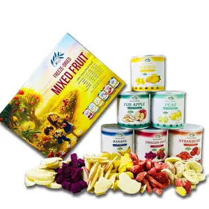 CHAVI Freeze Dried Fruits - Mixed | 6 in 1 | No Added Sugars or Preservatives - Non-GMO, Vegan, Gluten-Free | Gift Box | 230 g | 8.1 oz | 6 Cans