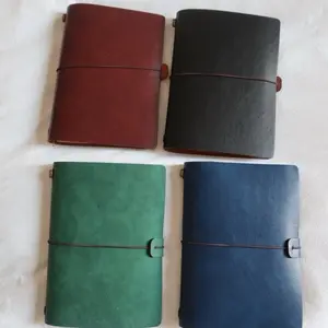 A5 TRAVELER JOURNAL REFILLABLE REAL LEATHER