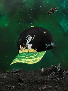 Rick and Morty Cartoon Print Sun Protection Baseball Cap For Daily Wear