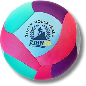 Safe Sport Gear Kids Softy Volleyball Super Soft Pain-Free Play Design Realistic Feel Bounce Non-Toxic Indoor Ball for House Family Play