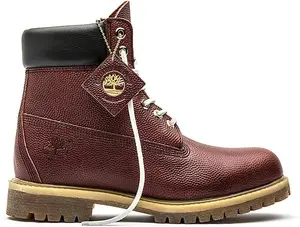 Youth Timberland 6 In. Premium Boot Textured Brown (TB0A173D 214) (GS)