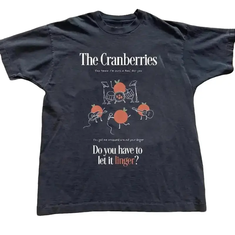 The Cranberries band Front Print T-Shirt Sweatshirt, Vintage Band Tee, Retro Rock Band Shirt