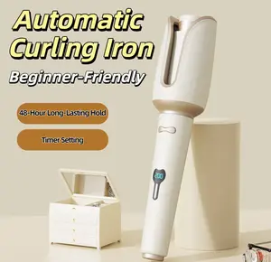 2025 NEW Style Rose Shape Fully Automatic 32mm Hair Curler, Temperature control and timing setting, Electric Rotary Curler Large Curling without Damaging Hair, Hair Styling Tools for Home
