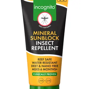 NEW in USA - Multi Award Winning Incognito 100% All Natural Deet Free Insect Repellent Sunscreen Multipack 2 x 2.5 Flz (200ml)