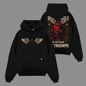 [Warhammer 40k] Blood Angels Hoodie Shirt Premium Cotton, Warhammer 40k Fans, RPG Game Graphic Hoodie, Streetwear Hoodie Unisex Oversize Gift for RPG Game Lovers