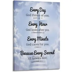 Jeremiah 31 3 Scripture Quote Wall Art Canvas Aesthetic Decorative Modern Art Print