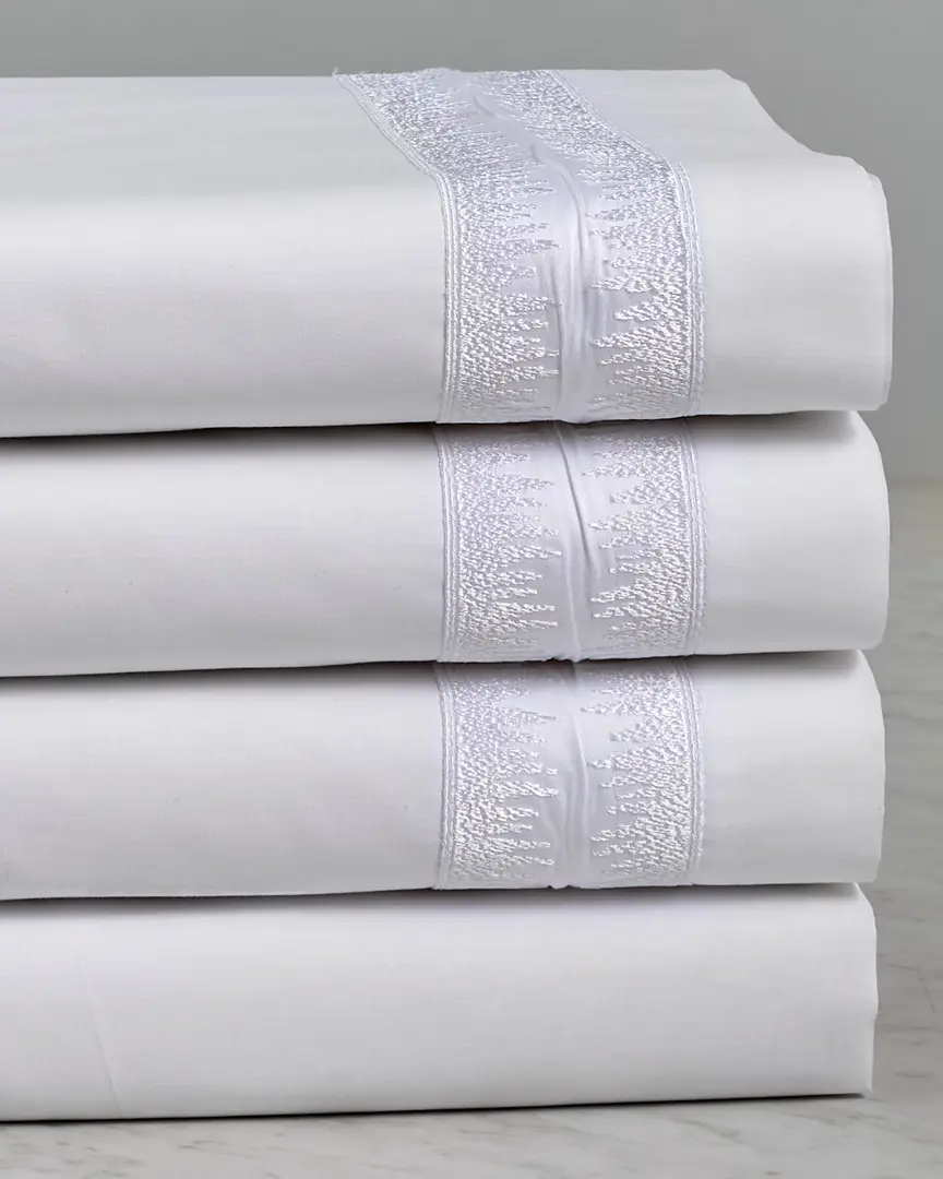 Maurizio Italy Jaws Embroidered Sheet Set
