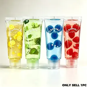 Chiboki Jam Squishy 4 Pack - Soft Squishy Sensory Toothpaste Tube Clear Gel Squeeze Fidget Sensory Toys No Mess ASMR
