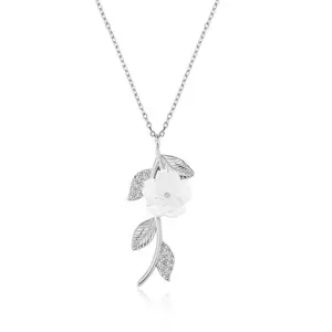 Italian Spring Sterling Silver Necklace for Women