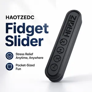 HAOTZ Adult Magnetic Fidget Toy – Magnetic Slider Push Stick EDC Desk Gadget for Anxiety & Focus