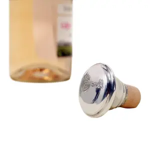 Handmade Silver-Plated Metal Bottle Stopper Corks (24 Count, 1.95in Size) – "Marca Perú" Bar & Wine Utensils