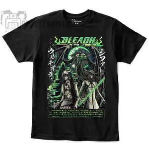 Anime BLEACH Ulquiorra Cifer Ichigo Kurosaki Manga Anime Shirt Unisex Soft Tee 100 Cotton  L66 ORM