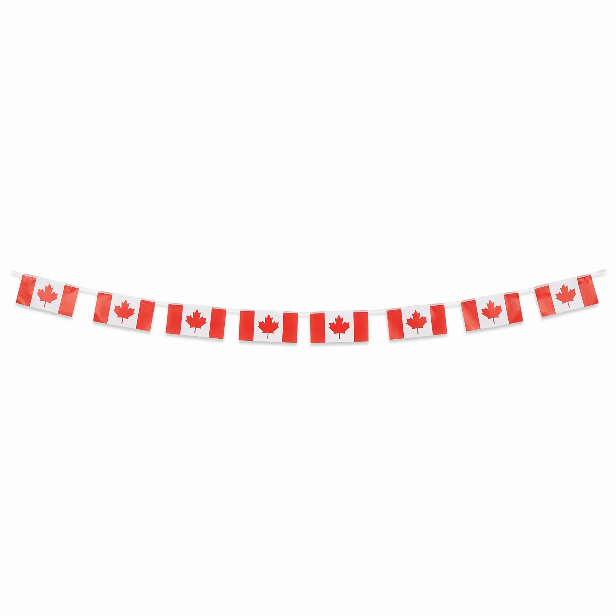Canada Day 12FT Banner with 8 Canadian Flags