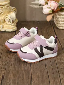 Unisex Kids Fashion Sport Casual Shoes, Colorblock Velcro Laces Anti-Slip Wear-Resistant Sneakers, Comfortable Athletic Footwear, Casual Training Footwear