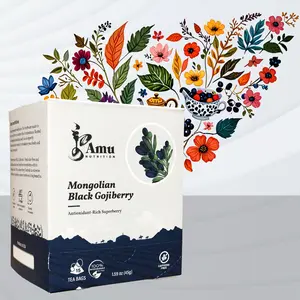 Black goji berry tea with 15 sugarcane tbgs blue tea