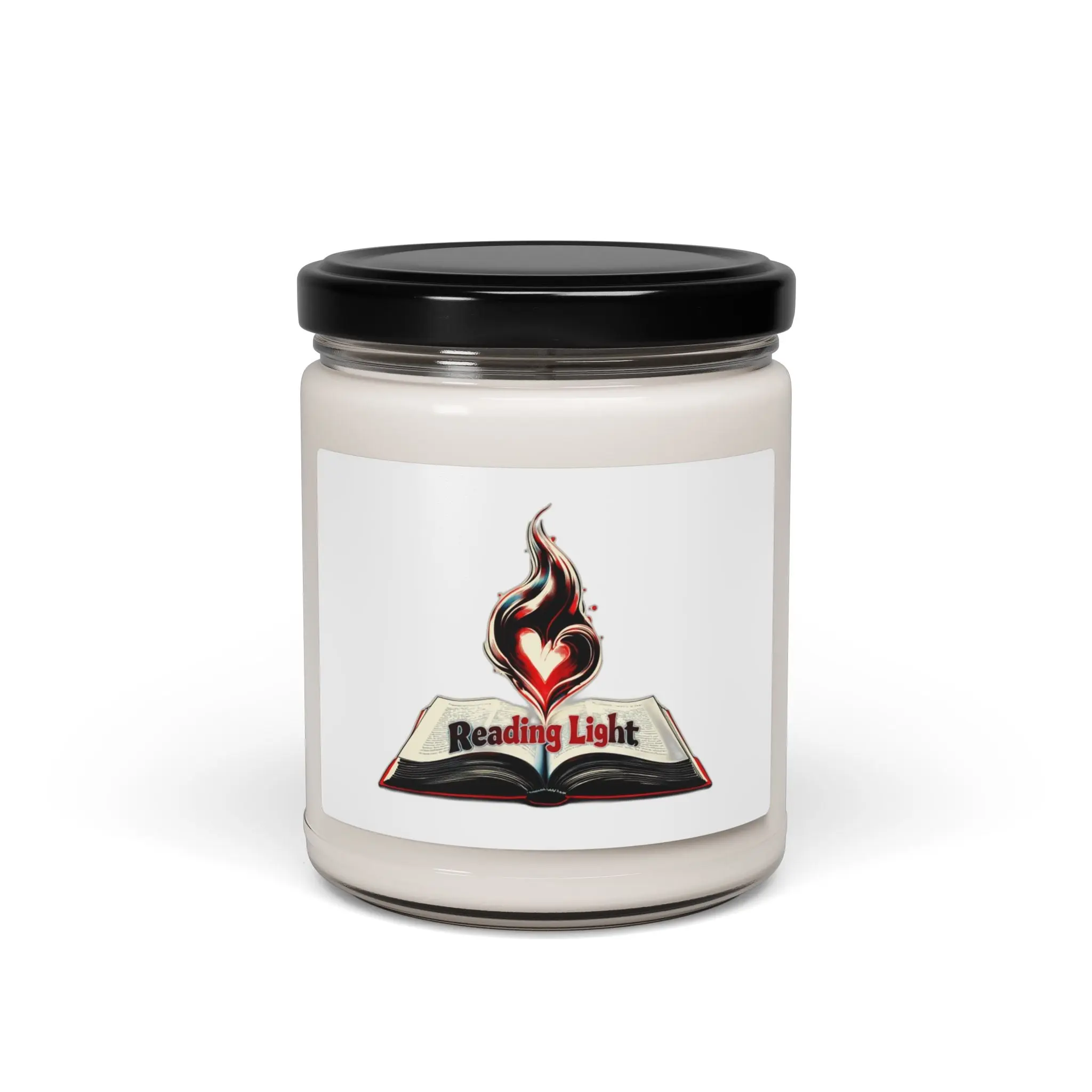 Reading Light Scented Soy Candle - Cozy Book Lover's Gift handmade candle