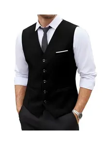 COOFANDY Men's Vests Casual Dress Suit Vest Slim Fit Business Formal Waistcoat Vest COOFANDY Men's Vests Casual Dress Suit Vest Slim Fit Business Formal Waistcoat Vest