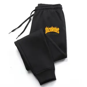 Trendy BACKWOODS Sweatpants Fitness, Gym, Running Sweatpants Vintage Sport Sweatpants Funny Graphic Sweatpants Holiday Apparel