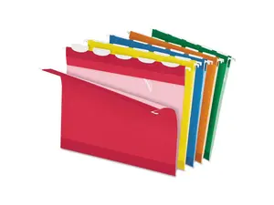 Pendaflex Reinforced Hanging Folders 1/5 Tab Letter Yellow 25/Box 415215YEL