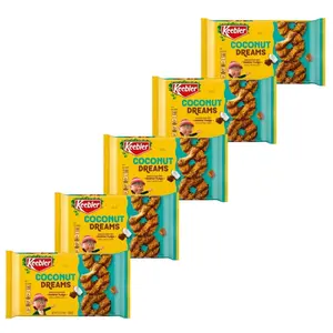 Keebler Coconut Dreams Cookies with Coconut, Caramel & Fudge 8.5 oz - 5 Pack