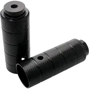 1 Pair Black Mountain Bike Steel Pegs 110 x 38mm Front Rear Axle Bicycle Foot Pedal Pegs Cycling Bike Accessories