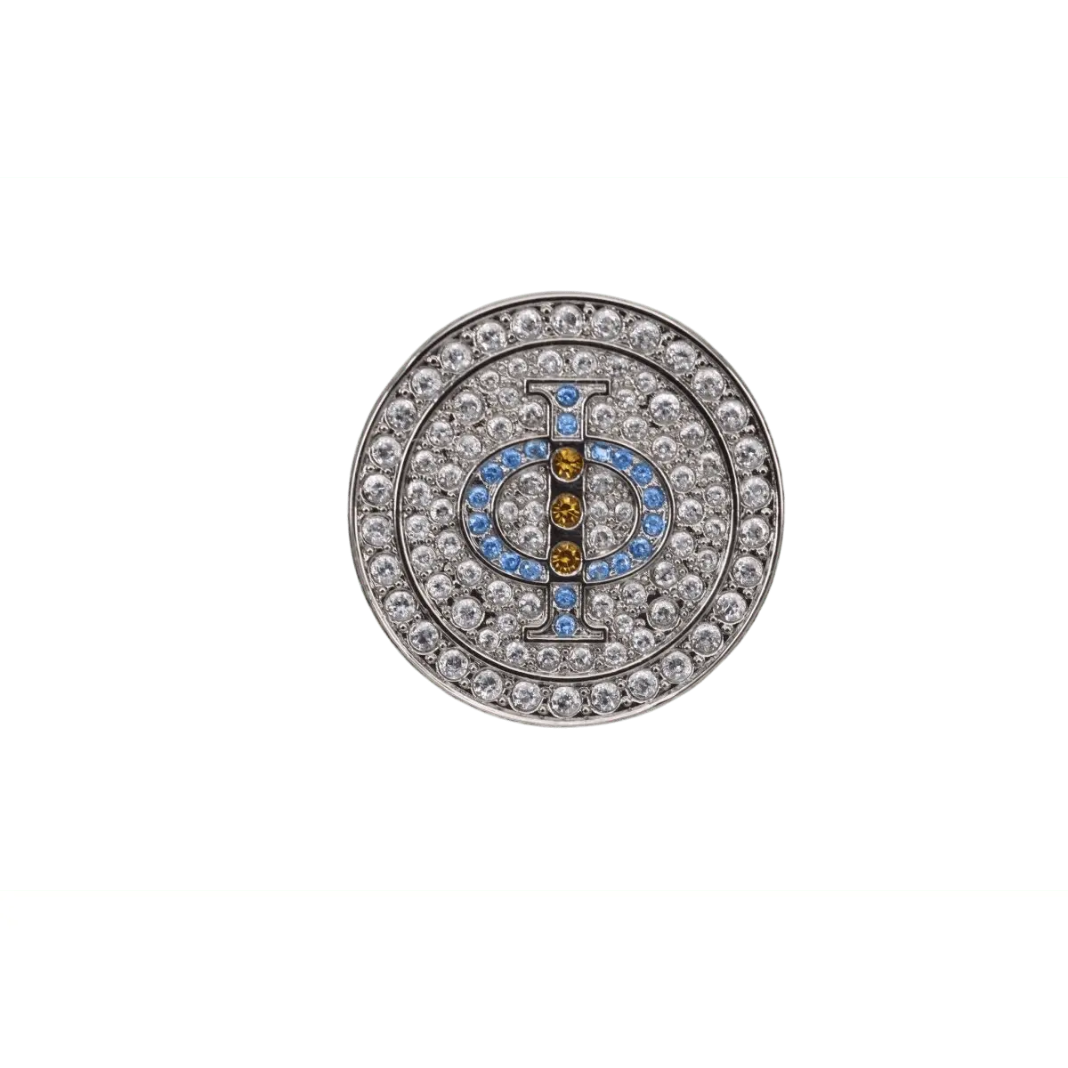 Mu Beta Phi Lapel Pin (ΜΒΦ) - PREMIUM Alumni Pin, Shine Series
