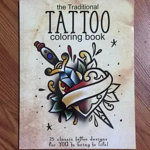 The Traditional Tattoo Coloring Book