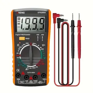 Professional Multimeter, Digital Tester, Manual Range Voltage Meter, Hz NCV Electrician Tool, True RMS AC/DC Ammeter Voltmeter, Voltage Monitor