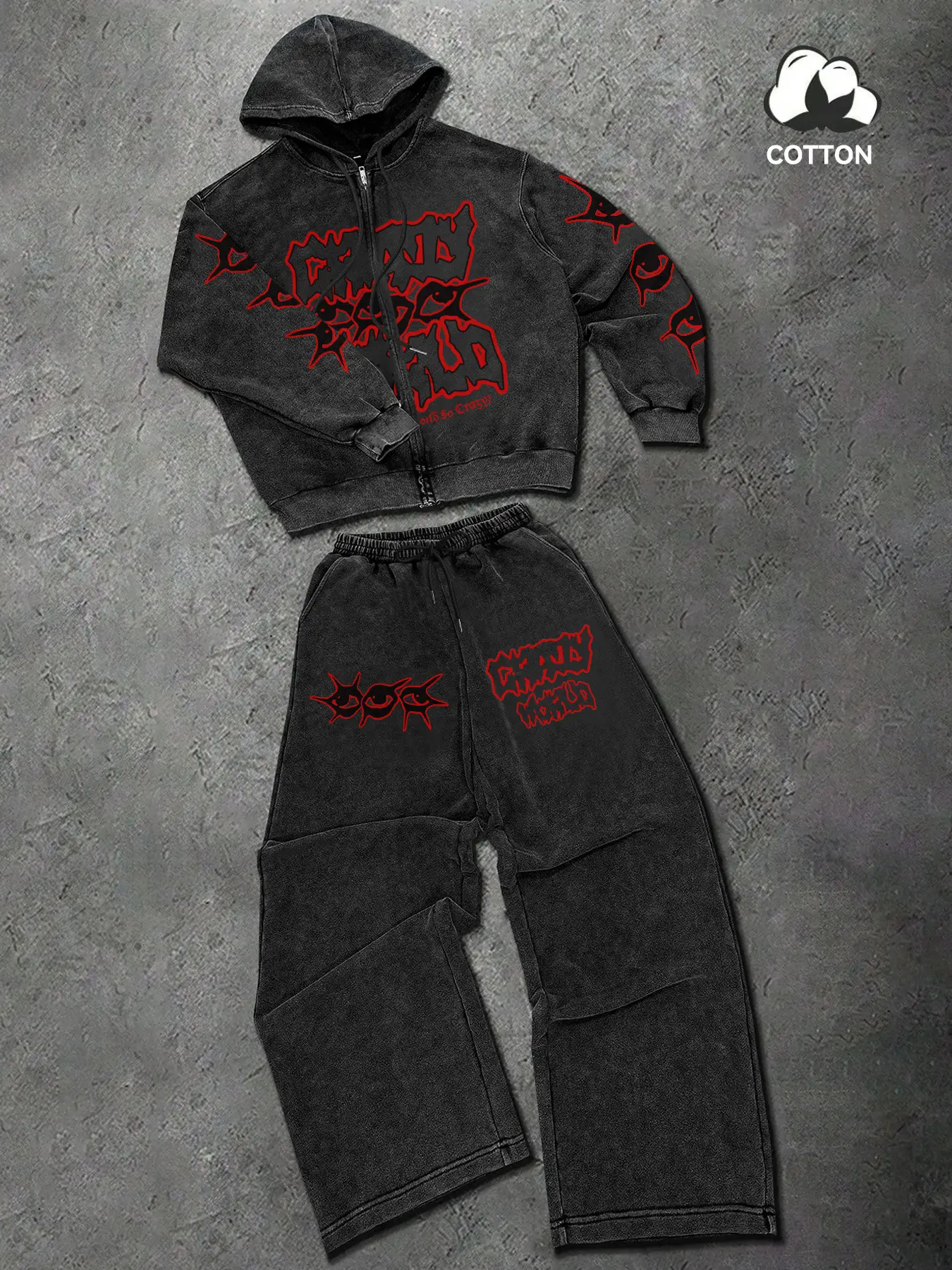 Zip up hoodie and pants set - TikTok Shop