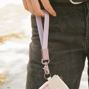 Wristlet Keychain & Lanyard Polyester Strap with Loop Wristlet Keychain Lanyard – Wrist Lanyard, Key Fob Holder, Car Key Holder, Hand Strap for Keys, Minimalist Keychain Gift
