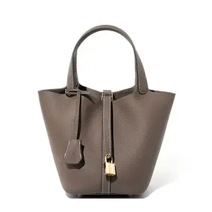 H**M Picotin Lock women's handbag, premium quality leather, luxurious and stylish.