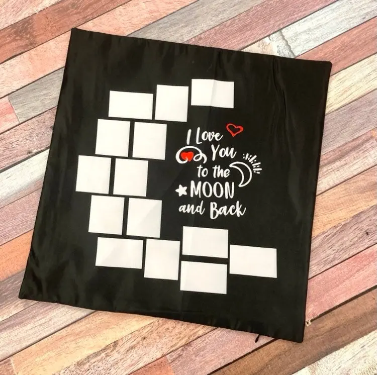 14 Panel Sublimation Moon & Back pillowcase
