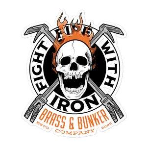 Fight Fire With Iron Stickers
