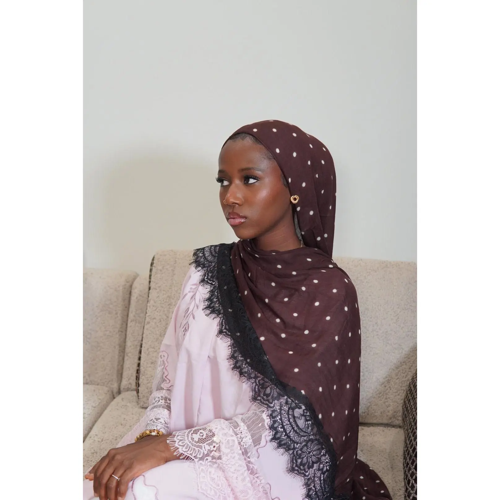 Polka Dot Hijab