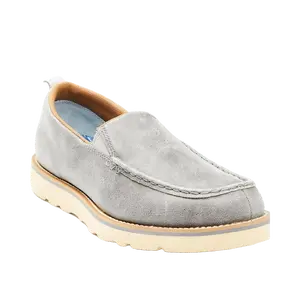 Wrangler Men's Casual Grey Slip On Wedge Shoes KMC0010