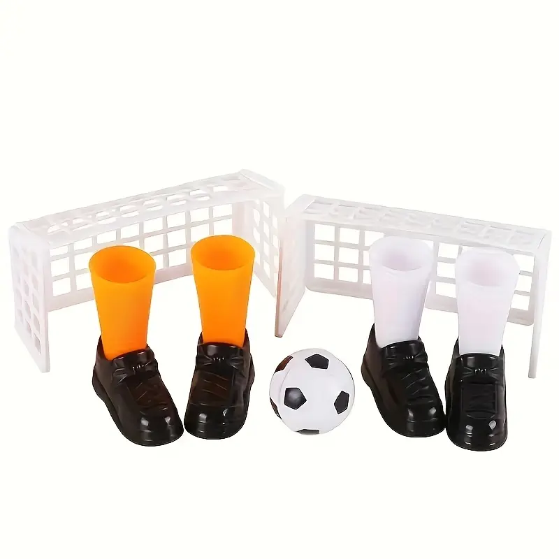 Children's Plastic Desktop Fingertip Football Set, Interactive Set for 3 Years and Above, Parent-Child Sports Competition Board Game Toy
