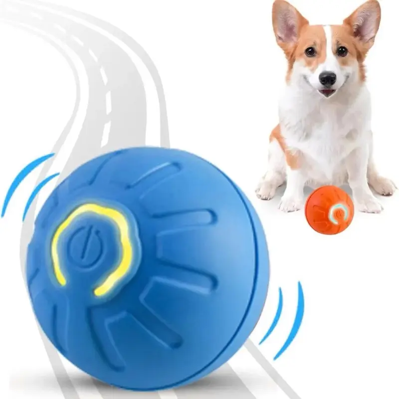 Interactive Smart Dog Toys Moving Dog Shake Gravity Ball 2025 Newly Upgraded Durable Motion Activated Automatic Rolling Ball Toys for Small Medium Large Dogs USB Rechargeable Dog Toys for Pets
