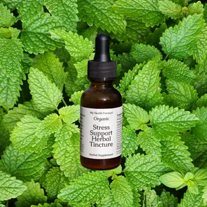 Organic Stress Support Tincture - Herbs for Stress and Anxiety Relief
