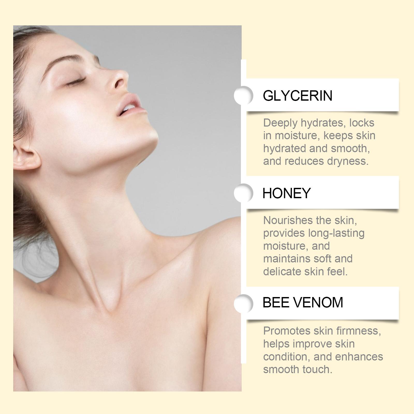 South Moon Bee Venom Daily Facial Massage Cream, Gentle & Effective Skincare for All Skin Types, Long-Lasting Nourishing & Skin Repair Comprehensive Cream, 60G
