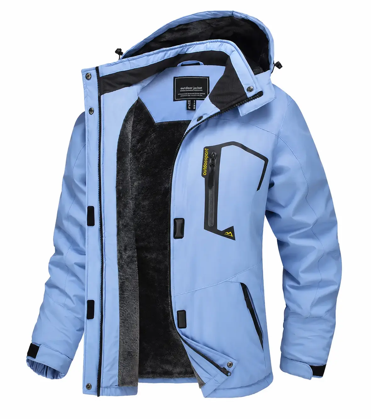 YUCOLEN Women's Waterproof Ski Jacket Hooded Fleece Lined Warm Winter Jacket Snow Coat Mountain Windproof Rain Windbreaker FallFreshness Outdoorfun Fathersdaygift