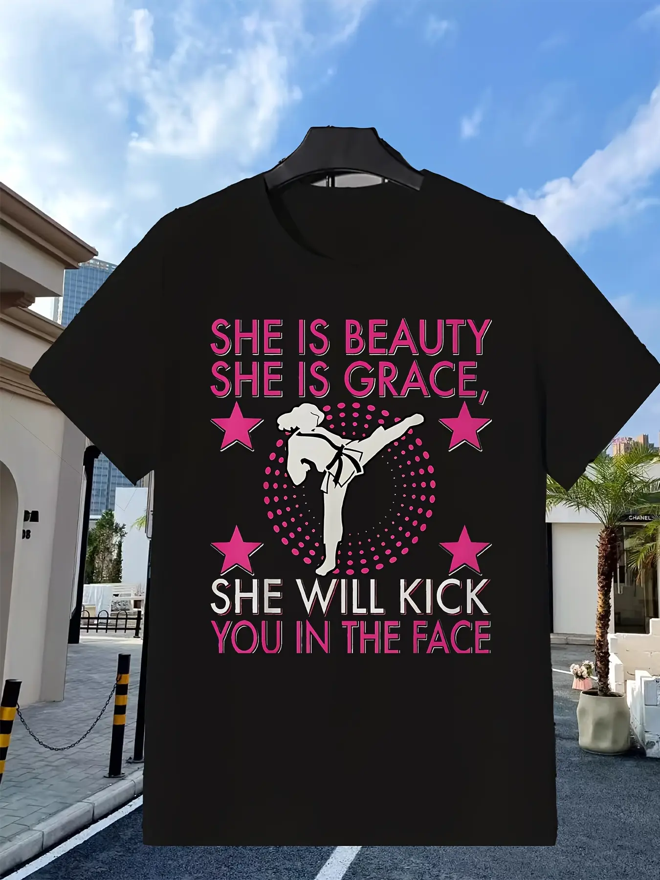 Women's Karate  Taekwondo Training - Breathable Ro unisex soft cotton short sleeve t shirt, vintage graphic casual tee for men women teens, perfect birthday holiday gift for camping travel gym daily street  wear