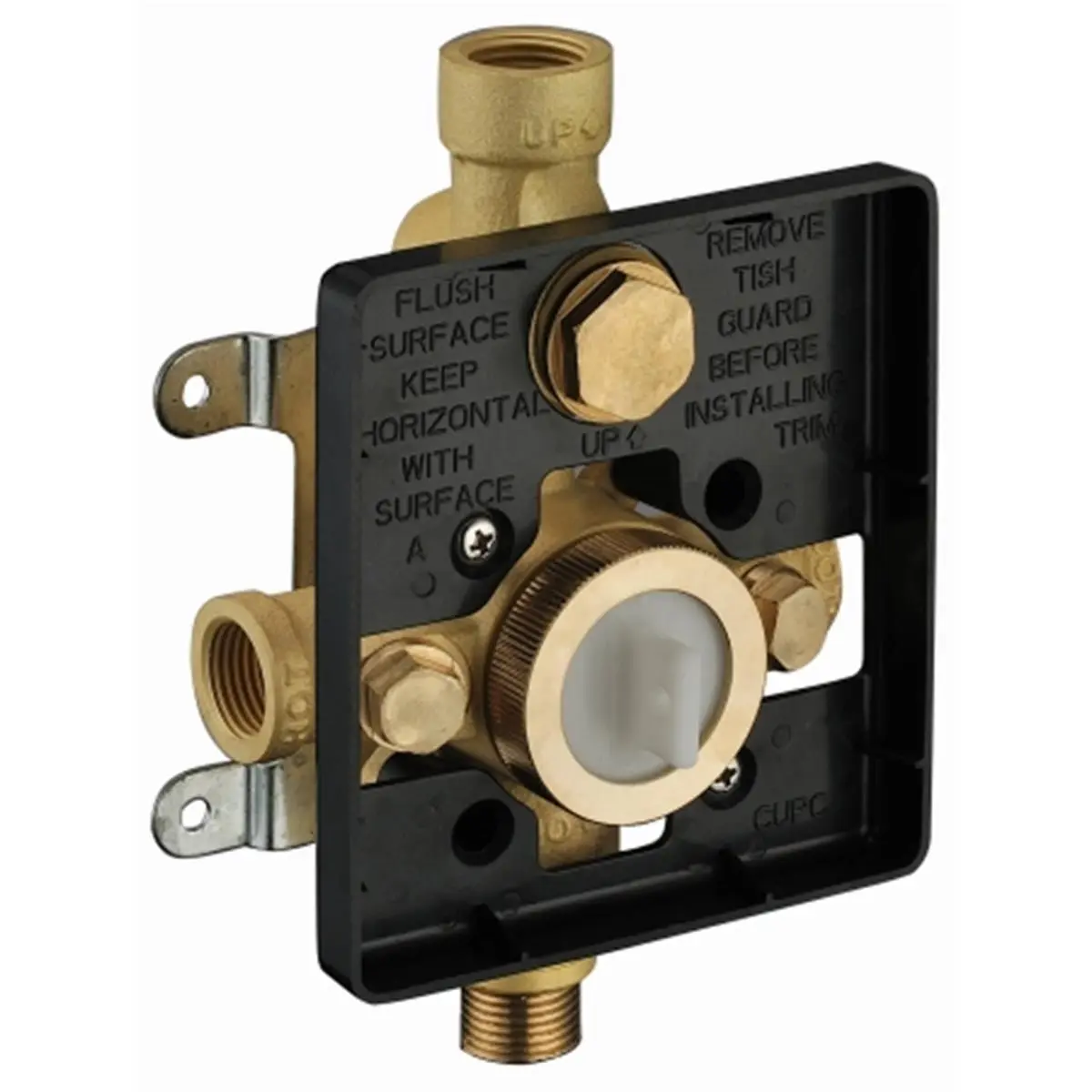 212 MAIN Brass Pressure Balancing Diverter Valve - Home Improvement Bathroom Fixture Accessory with Push Button, Balanced Flow for Shower & Bath, Home Plumbing Parts