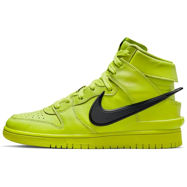 Nike X Ambush Dunk High Flash Lime' Durable Non-slip Skate Shoes Unisex CU7544-300