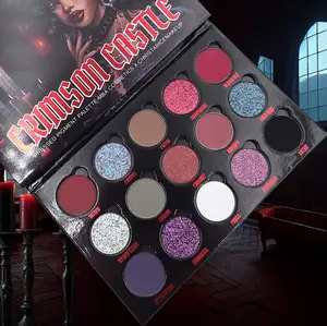 Crimson Castle-Pressed Pigment  Palette