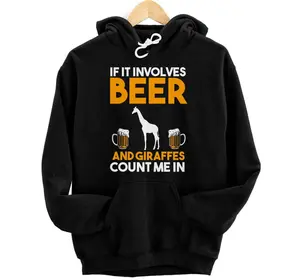 If It Involves Beer And Giraffes Hoodie, Sweatshirt, T-Shirt