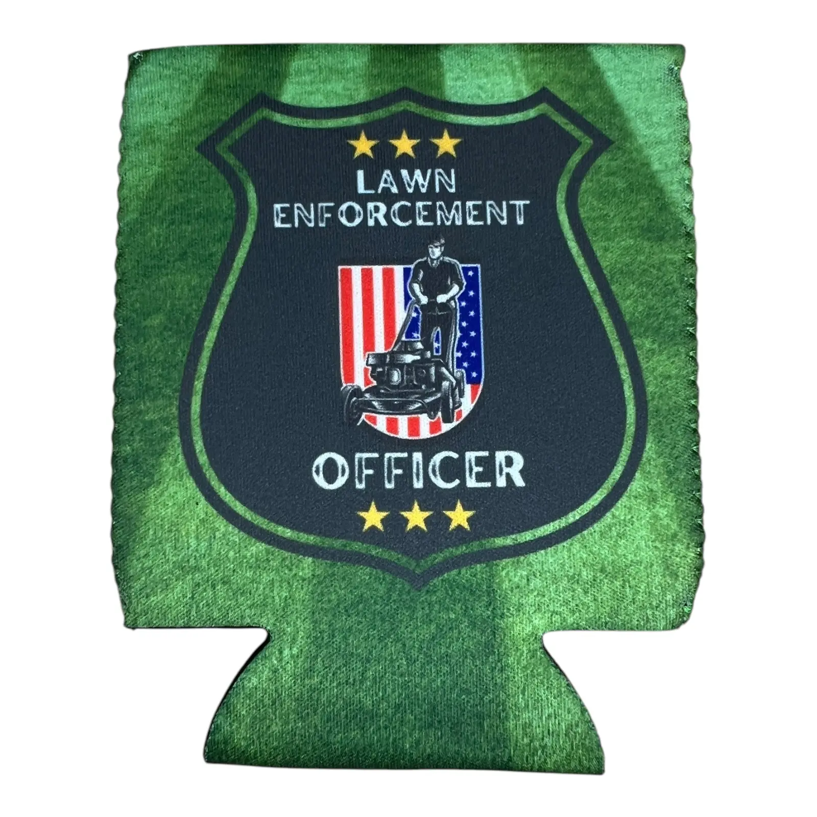 Lawn Enforcement officer funny beer Gift for Dad Fathers Day Can Coolie Drinkware Mug Tumbler Cup Bottles Portable washable reusable beverage