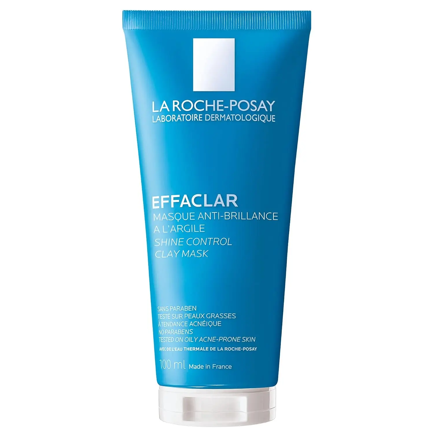 La Roche-Posay Effaclar Clay Face Mask for Oily Skin, 3.4oz |   Clarifying face mask that unclogs pores and controls shine without over-drying oily skin. Sensitive skin safe.